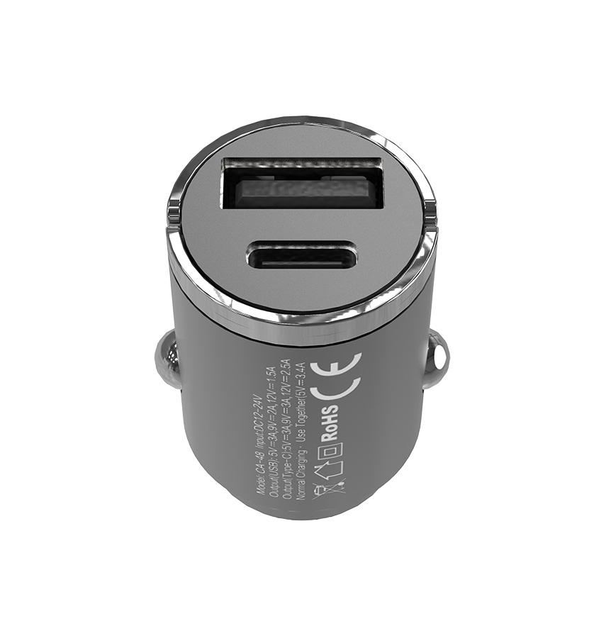 MVR Car Charger - Dual USB Quick Charge 3.0 & PD 48W Fast Charging Adapter image 0