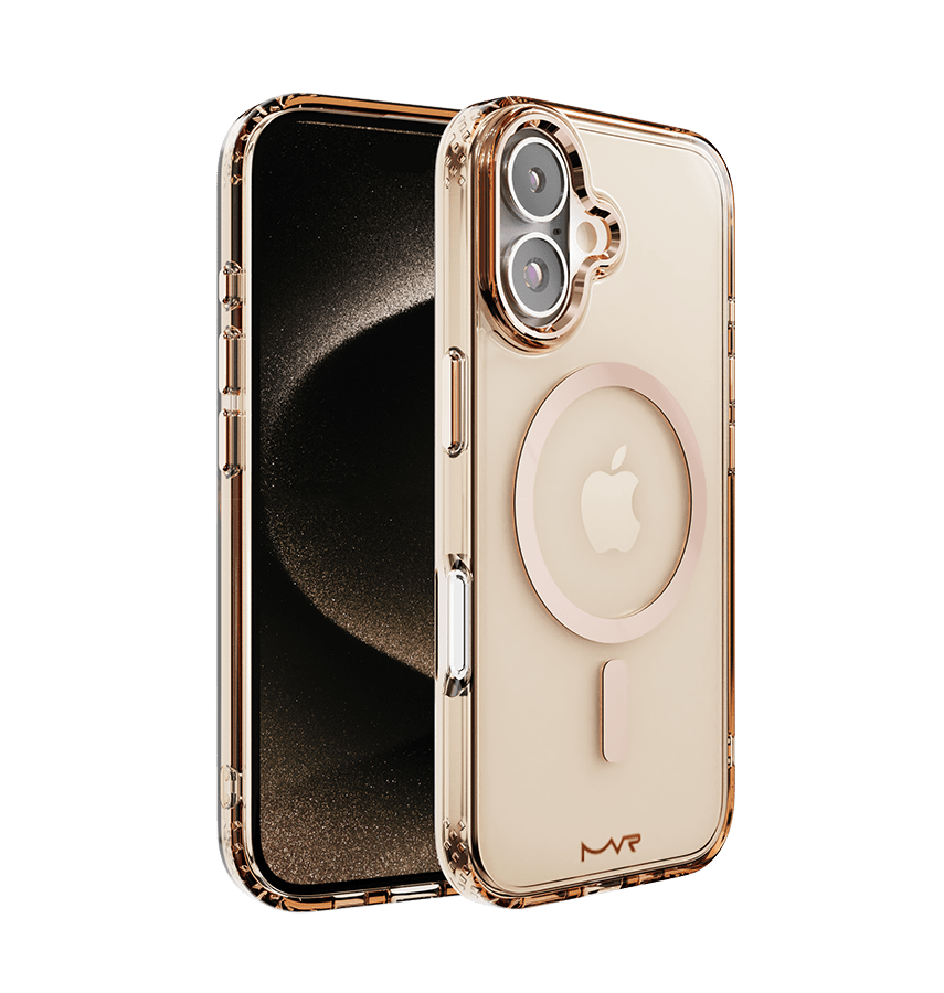 iPhone 16 MVR Impact IMD Case - Rose Gold | MagSafe Compatible, Scratch Resistant Back Cover image 0