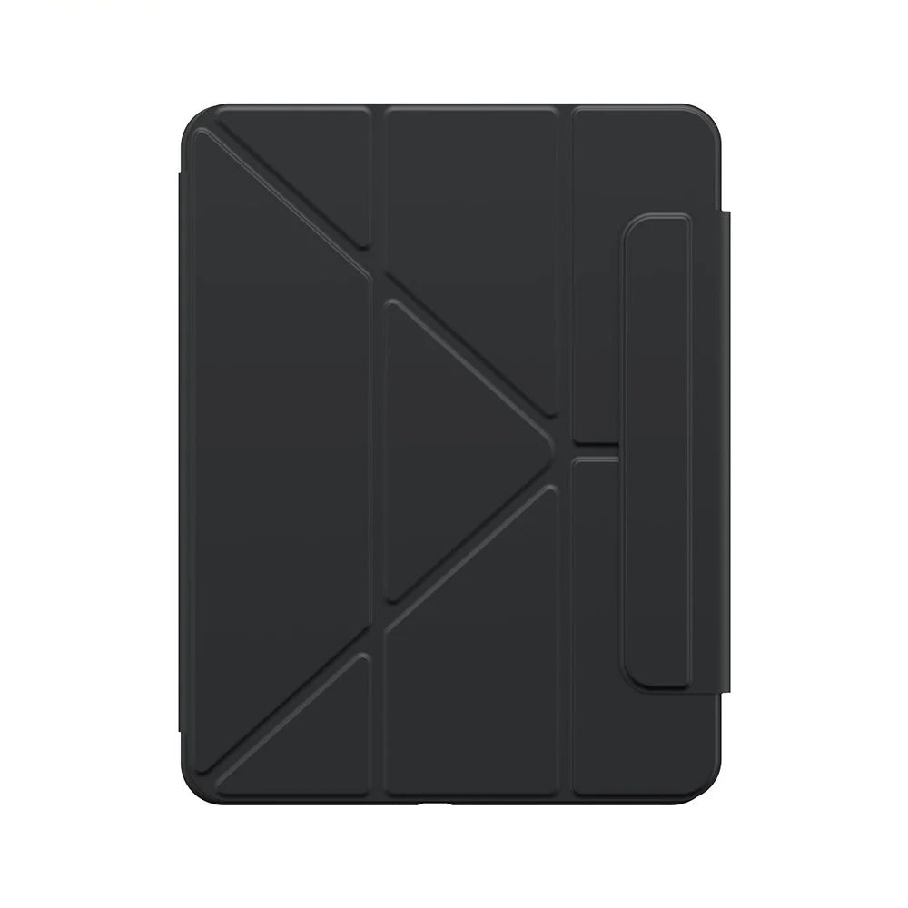 iPad 10.9"/11" (2025) Foldable Smart Case - Black | Multi-Angle Stand Cover with Auto Sleep/Wake