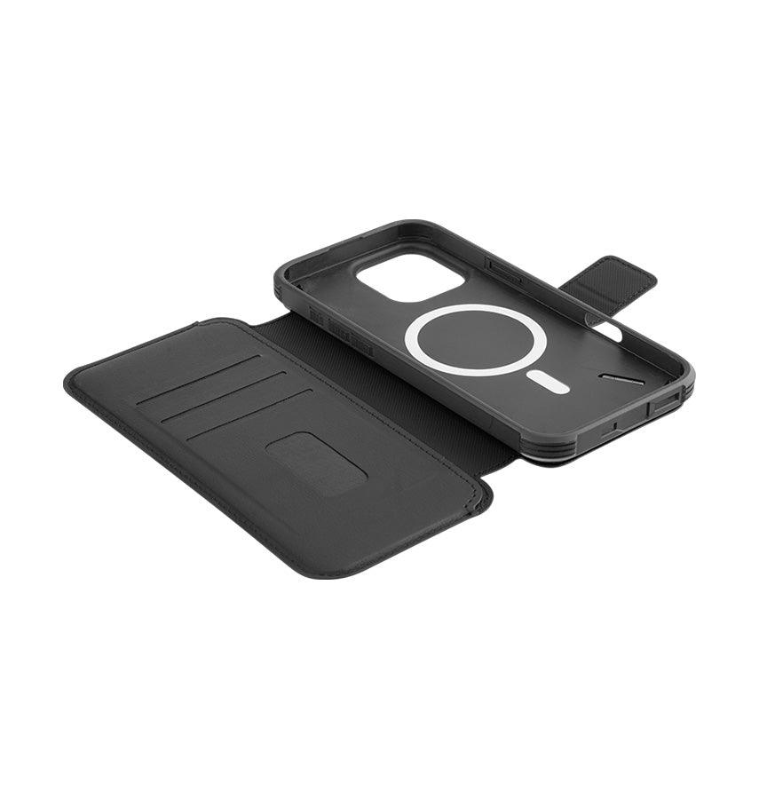 iPhone 17 Pro Case – Black |  MVR Luxe-Guard Detachable MagSafe Wallet, Ultra-Slim, Premium Protection image 3