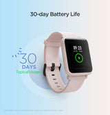 Amazfit Bip S Smartwatch – Pink | Lightweight Fitness Tracker, 40-Day Battery, Heart Rate &amp; Sleep Monitoring image 2