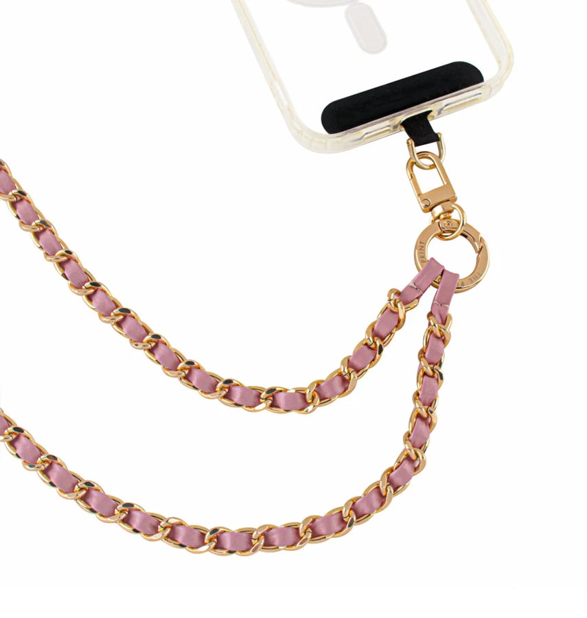 Universal Phone Wristlet - Rose Gold | Detachable Phone Lanyard Hand Wrist Strap with Plated Aluminum image 0