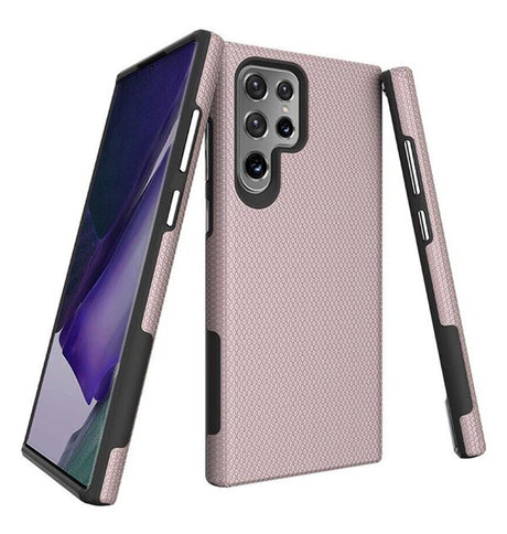 Samsung Galaxy S23 Ultra Triangle Geometric Case - Rose Gold | Slim Protective Design image 1