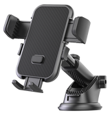 Beetle R1 Easy - Touch Universal Car Phone Holder - Black | Universal One - Hand Operation Clip Mount with Soft Rubber Grips & Air Vent Compatibility image 2