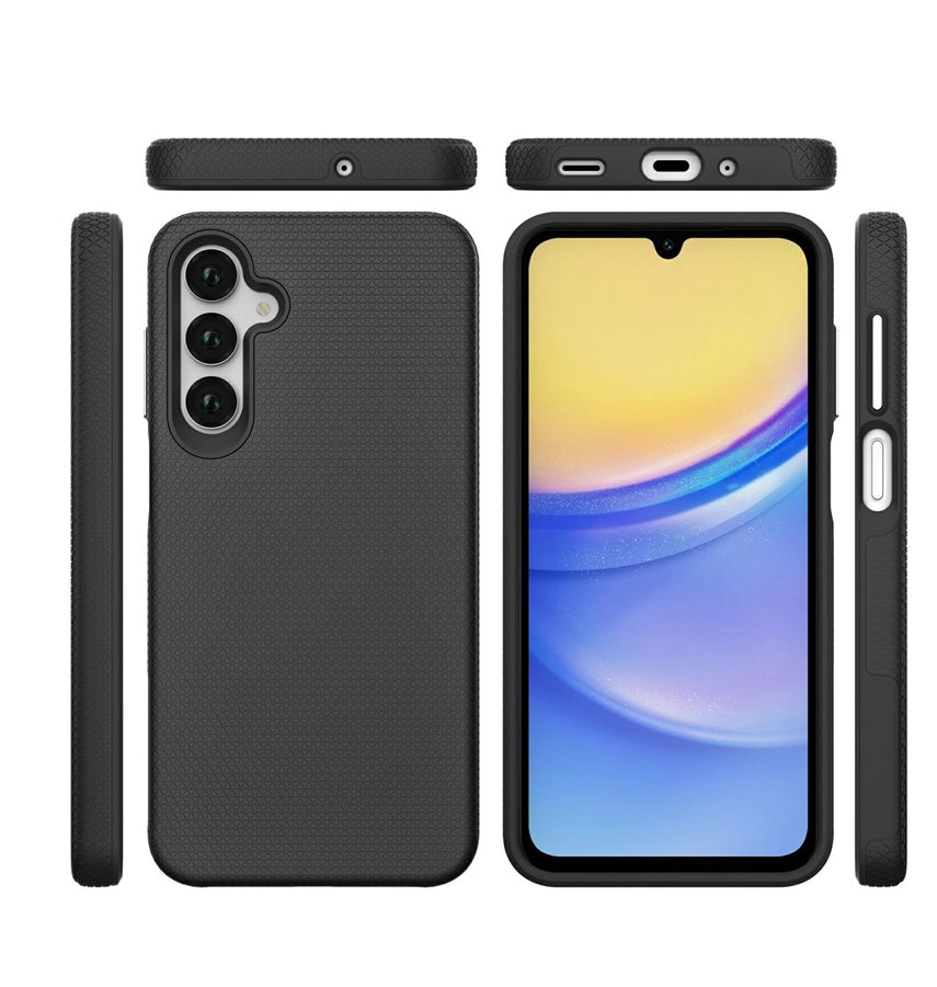 Samsung A05S Triangle Case - Black | Slim Protective Cover with Geometric Design & Shock Resistance image 2