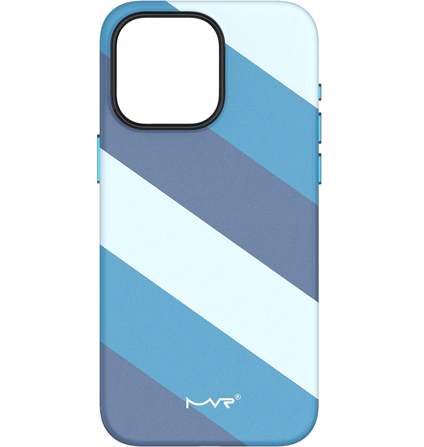 iPhone 15 Pro Max MVR Stripe Vibe Case - Mint Green | Perfect Fit Design, Soft Touch Protective Cover image 0