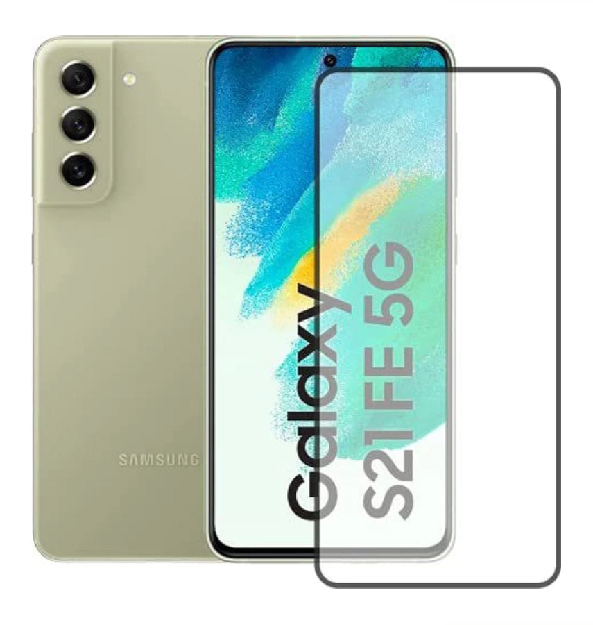 Samsung Galaxy S21 FE Transparent Tempered Glass - Clear | Full Coverage Curved Screen Protector image 0