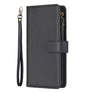 iPhone 15 Zipper Wallet Case - Black | Genuine Leather with Secure Coin Pocket & 6 Card Slots image 0