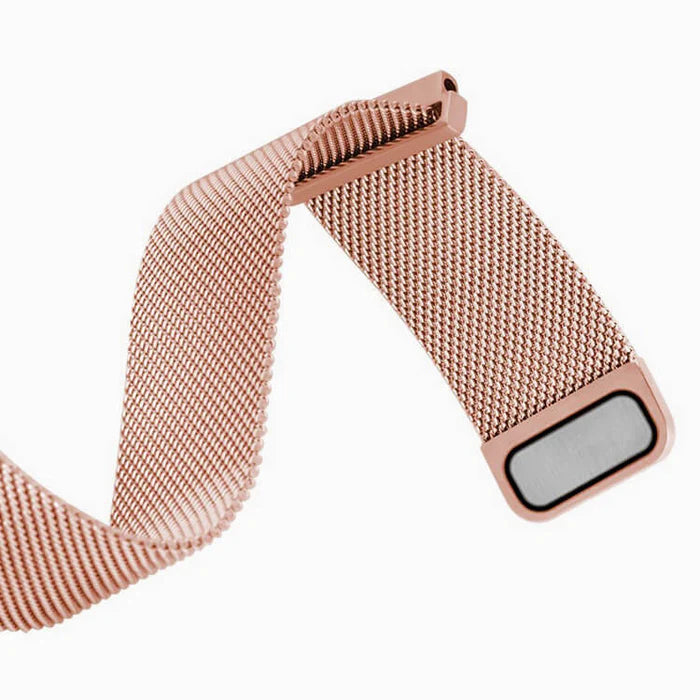 Apple Watch 42/44/45mm Milanese Metal Band – Rose Gold | Adjustable Strap