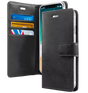 iPhone 13 Pro Max Diary Case – Black | Goospery Mercury Bluemoon Dairy Flip Wallet Cover with Secure Card Storage & Full Protection image 0