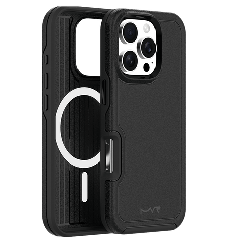 iPhone 16 Pro Max MVR Armour Matte Case - Black | Perfect Fit Design, Soft Touch Protective Cover image 3
