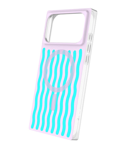 iPhone 17 Pro Max BoxedIn Case – Lilac Lava | MVR Slim Protective Cover, Stylish Pattern, MagSafe Compatible image 1