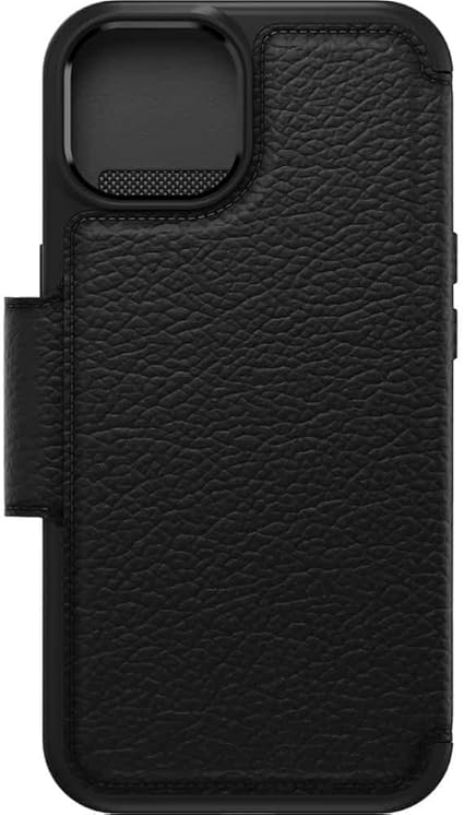 iPhone 14 Case – Black | OtterBox Strada Series, Soft Touch Protective Cover image 2