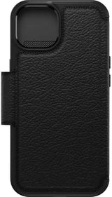iPhone 14 Case – Black | OtterBox Strada Series, Soft Touch Protective Cover image 2