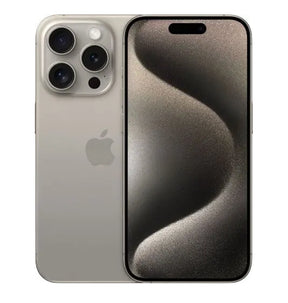 iPhone 15 Pro Refurbished 256GB – Natural | Good Condition | 1-Year Warranty image 0