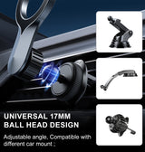 Beetle R6 MagSafe Car Phone Holder | 360° Rotating Magnetic Mount with Strong N52 Magnets & Vent/Dashboard Installation (2024 Model)
