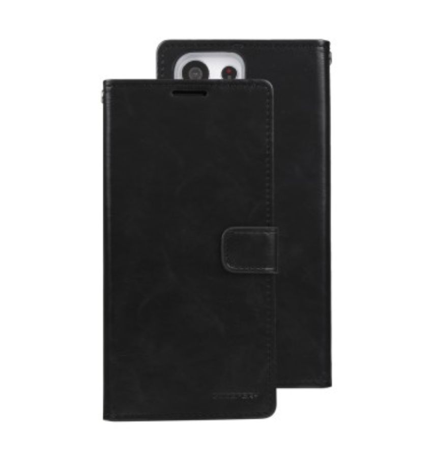 Samsung Galaxy S23 Ultra Wallet Case - Black | Mercury Bluemoon Flip Cover image 0