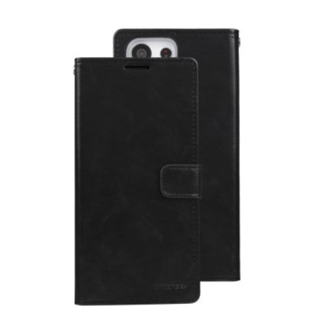 Samsung Galaxy S23 Ultra Wallet Case - Black | Mercury Bluemoon Flip Cover image 0