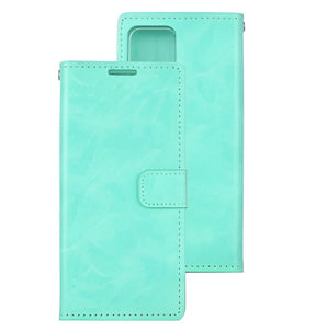 iPhone 13 Pro Mercury Bluemoon Diary Wallet Flip Case - Mint Green | Shockproof Protective Cover image 0