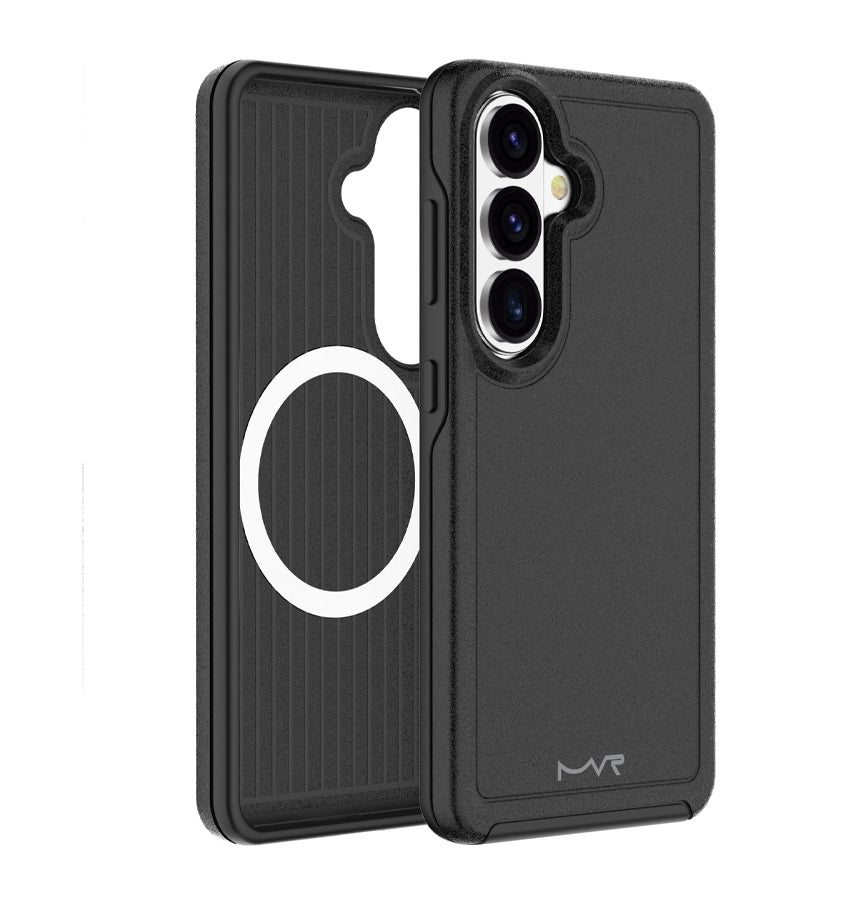 Samsung S26 Plus Armour Matte Case – Black | MVR Protective Cover with Strong Grip & Durable Finish image 1