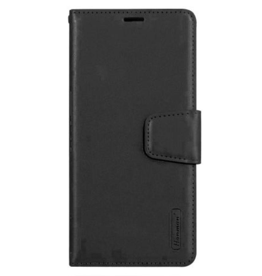 Samsung Galaxy S23 FE Hanman Diary Wallet Case - Black | Shockproof Protective Cover image 0