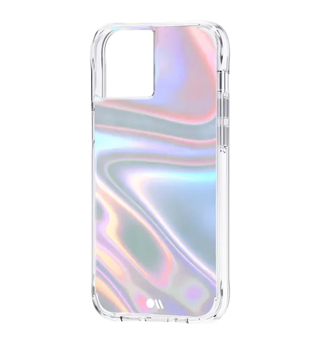 iPhone 12/12 Pro Case – Iridescent | Case-Mate Soap Bubble Cover with Glossy Finish & Impact Protection image 1