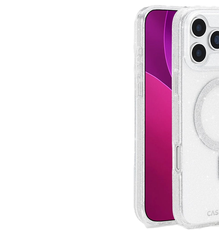 iPhone 17 Pro Max Twinkle MagSafe Case – Silver | Case-Mate Stylish Protective Cover with Durable & Drop Protection image 2