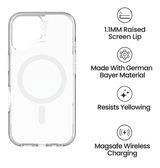 iPhone 16 MVR Nova Case - Clear | MagSafe Compatible, Scratch Resistant Back Cover image 4