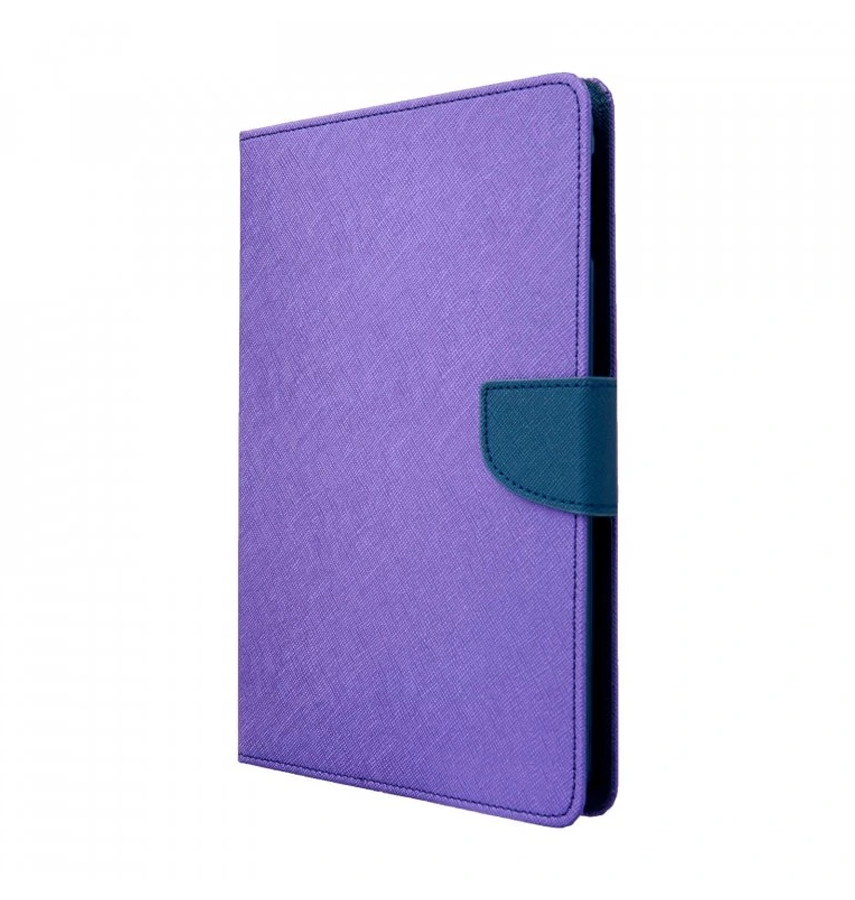 Apple iPad Air 4 & Pro 11 Wallet Case – Purple & Navy | Goospery Mercury Fancy Diary Cover with Multiple Card Slots image 0