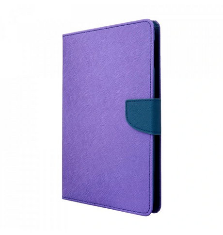 Apple iPad Air 4 & Pro 11 Wallet Case – Purple & Navy | Goospery Mercury Fancy Diary Cover with Multiple Card Slots image 0