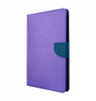 Apple iPad Air 4 & Pro 11 Wallet Case – Purple & Navy | Goospery Mercury Fancy Diary Cover with Multiple Card Slots image 0