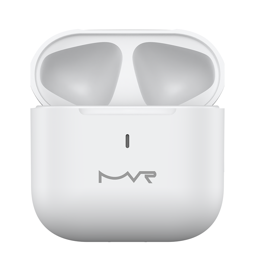MVR Robin Mini Wireless TWS Earbuds – White | Bluetooth 5.3, 24H Playtime & Touch Controls image 6