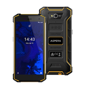 ASPERA R9  13MP Rear  + 5MP Front 3GB RAM + 32GB ROM 5000mAh Long Lasting battery Smartphone - Black image 0
