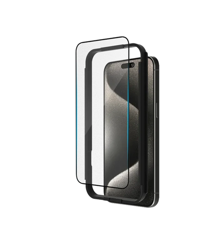 iPhone 15 Pro Max Tempered Glass Screen Protector - Clear | Scratch-Resistant, Perfect Fit Design image 0