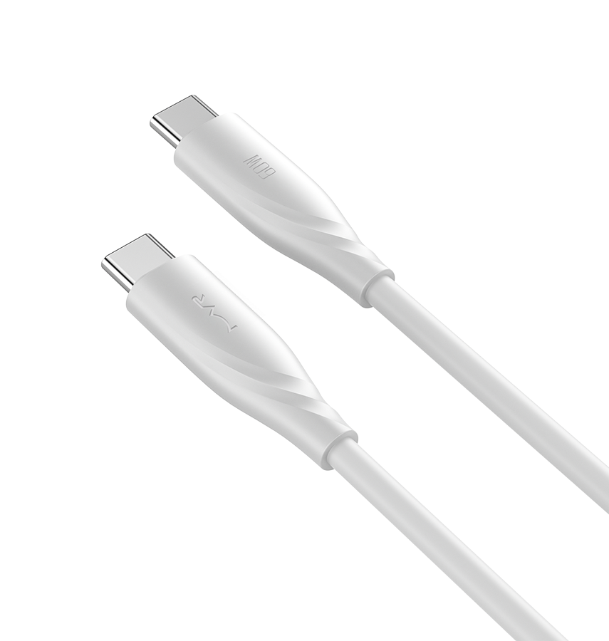 MVR Charging Cable - White |60W, 1m USB C, Fast Charging Cable image 3