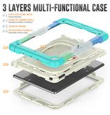 Apple iPad Air 4/5 & Pro 11' Case - Blue | Survivor Generic Rugged Case with Hand Strap, Shockproof & Scratch - Resistant Protective Cover image 3
