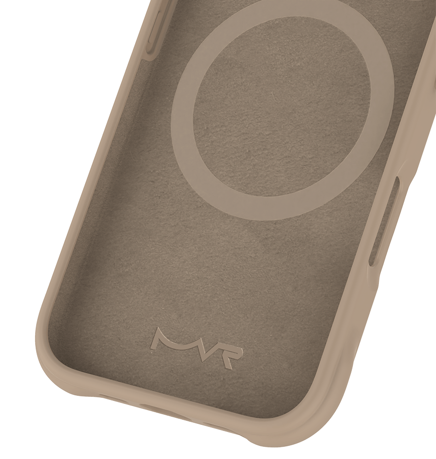 iPhone 16 Plus MVR Wave Silicone Case - Tortilla | Shockproof & Slim Fit Back Cover image 1