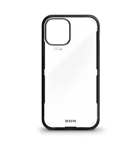 iPhone 12 Pro Max Case – Black/Space Grey | EFM Cayman D3O Armour Series with 5G Signal Plus Rugged, Shockproof Protection image 0