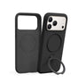 iPhone 17 Pro Spin Grip Stand Case - Black | Slim Protective Cover with Rotating Ring Holder & Kickstand image 0