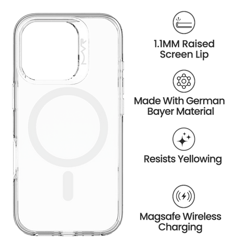 iPhone 16 Pro Max MVR Nova Case - Clear | MagSafe Compatible Protective Cover image 4