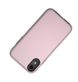 iPhone XR Triangle Geometric Case - Rose Gold | Rugged Shockproof Back Cover image 1