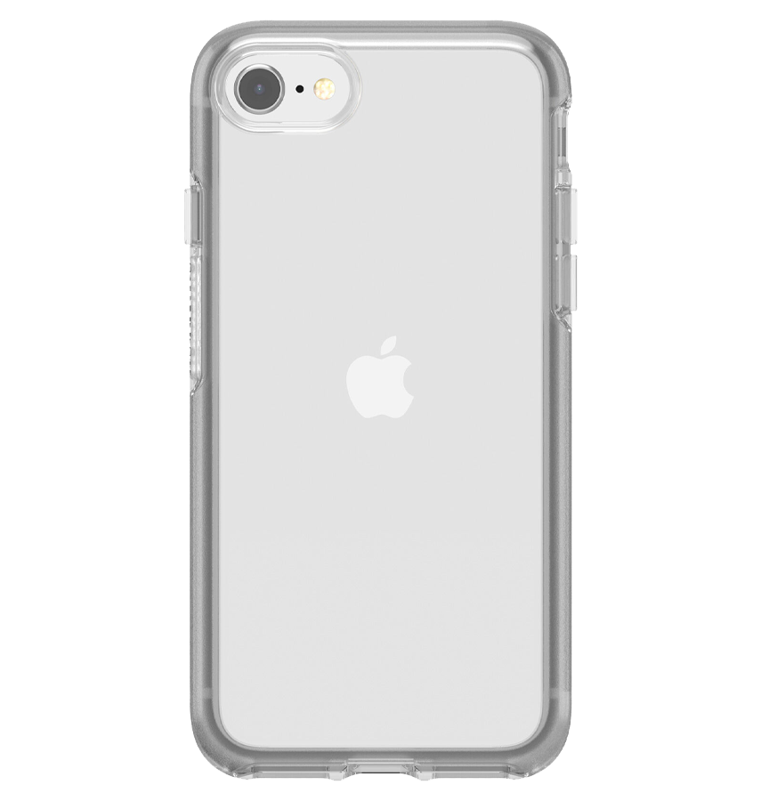 iPhone 6/6s/7/8/SE2 Transparent Case – Clear | OtterBox Symmetry Series, Soft Touch Protective Cover image 0