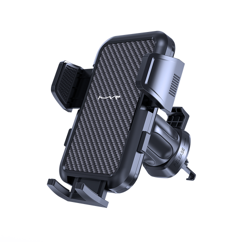 MVR Universal T9 Car Phone Holder - Black | Side Press Mount with Strong Grip image 2