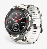 Amazfit T - Rex Camo Green Band - Rugged Silicone, Military - Grade Durability, Quick - Release Strap image 0