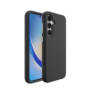 Samsung S25 Edge Triangle Case - Black | Slim Protective Cover with Geometric Design & Shock Resistance image 0