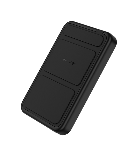 MVR MagSafe Power Bank - Black | 6500mAh, 2 – in – 1 Wireless Charger & Phone Stand, Portable 15W Fast Charging image 4