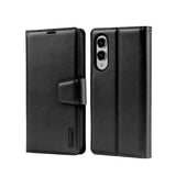 Samsung S25 Edge Diary Case - Black | Hanman Flip Cover with Clasp, Card Slots & Full Protection