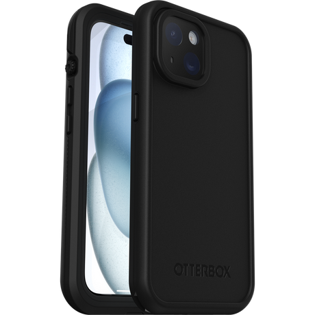 iPhone 15 Magsafe Case – Black | OtterBox Fré Series, Waterproof Protection Back Cover