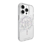 iPhone 15 Pro MagSafe Case – Pearl | Case-Mate Karat Cover – Metallic Accents, Wireless Charging Compatible image 1