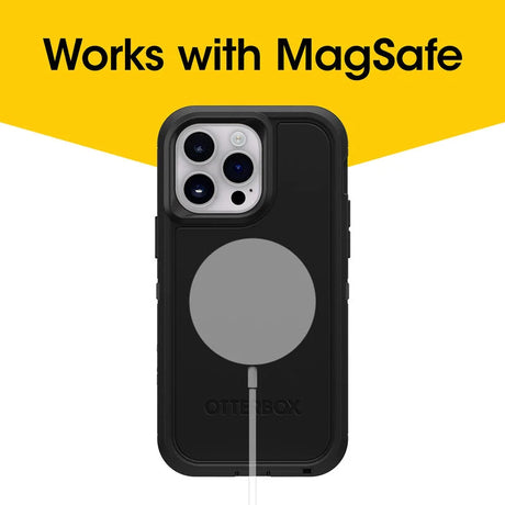 iPhone 14 Pro Max Otterbox Defender XT Magsafe Back Cover - Black Case